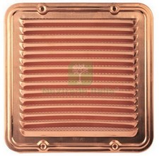 1PZ GRIGLIA AERAZIONE RAME 23X23 CM: