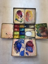 Antica scatola per pittura ad
