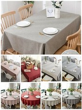 Tovaglia antimacchia, colore e dimensioni a scelta, rettangolare/quadrato/ovale