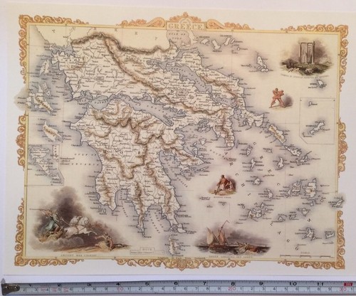 Vecchia storica antica - , mappa