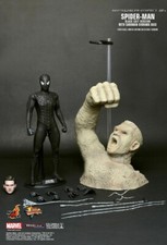 HOT  TOYS Spider-Man 3 Black Suit 1/6 Diorama Sand Man Limited Marvel Avengers
