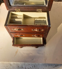 carillon vintage portagioie 3 cassetti collezionismo