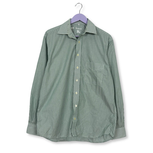 Camicia burberry righe verde - camicia, a