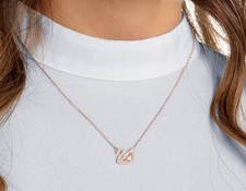 gioielli Swarovski Cigno Rosa