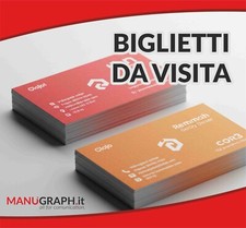 STAMPA 1000 BIGLIETTI DA VISITA SOLO  FRONTE  300 gr - STAMPA A COLORI