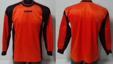 MAGLIA PORTIERE GARMAN  ARANCIO NERO ORIGINALE TG. M  GOMITI IMBOTTITI