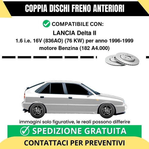 Coppia dischi freno anteriori - dischi,