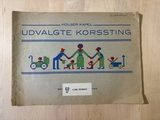 Vtg Danish Cross Stitch Design Book 1948 Holger Kapel Udvalgte Korssting Permin