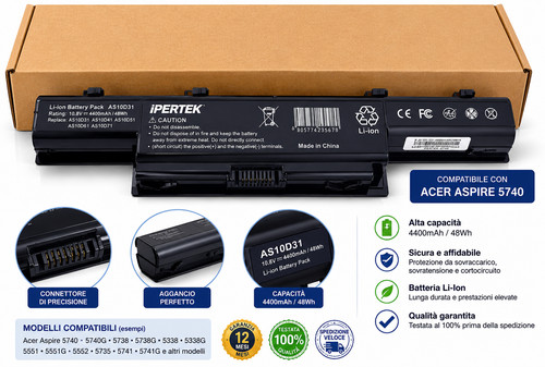 Batteria per acer - batteria,