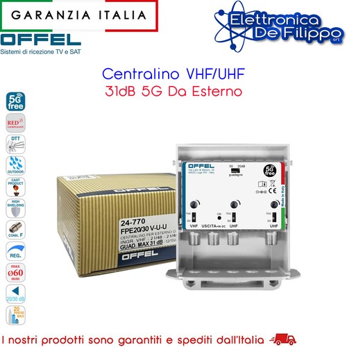Centralino vhf uhf 31db - centralino,