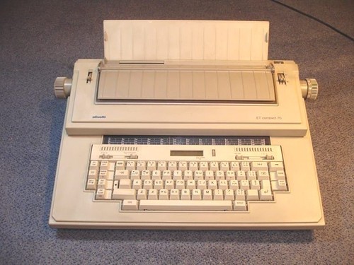 Vintage electronic typewriter - vintage,