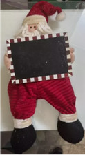 Pupazzo di babbo natale con lavagna 60 x 22 cm