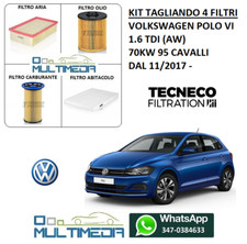 KIT TAGLIANDO 4 FILTRI TECNECO