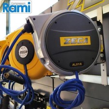 Avvolgitubo automatico alluminio aria compressa tubo 10 metri 8 mm ZECA AL81/8