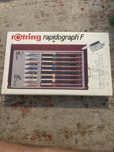 Rotring rapidograph iso set - f,