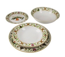 Fade Xmass Christmas White natale, servizio tavola 19 pezzi in fine porcellana