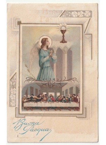 1937 cartolina religiosa