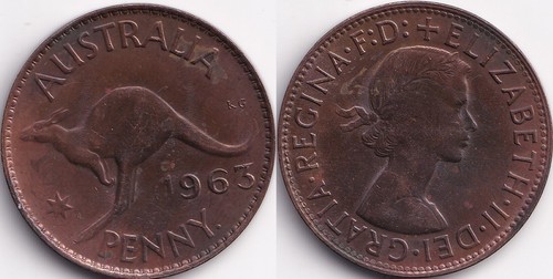 Penny 1963 australie - penny,
