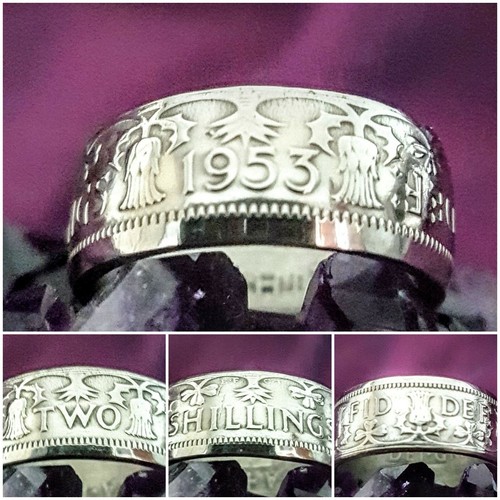 Anello con monete 1953 misura