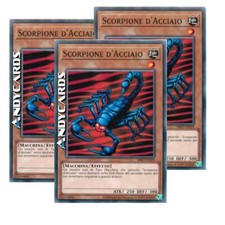 3x SCORPIONE D'ACCIAIO (Steel Scorpion) • Comune • MRD IT029 • Unl 2023 • Yugioh