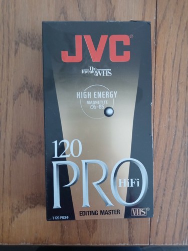 Jvc 120 pro high energy - 120, vhs