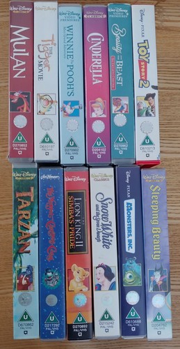 Disney pixar vhs - disney,
