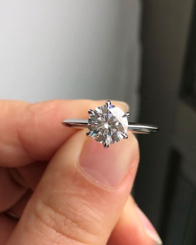 1ct round cut solitaire - 1ct,
