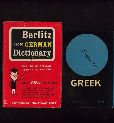 Lot four mini dictionaries - lot,