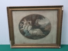 Antica incisione Cupido con