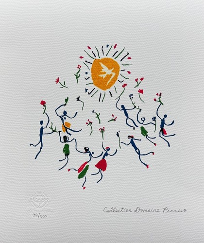 Pablo picasso ronde soleil - pablo, au