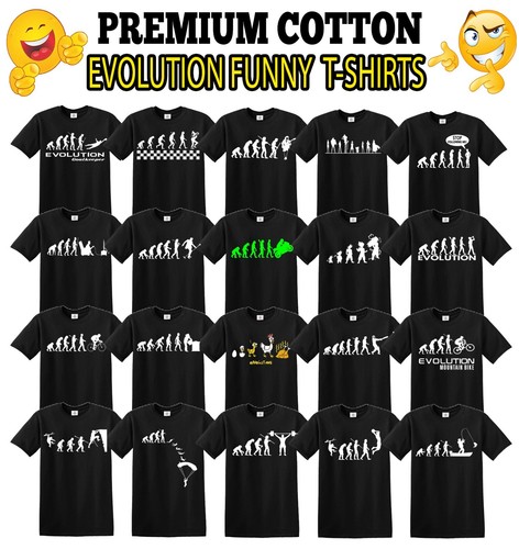 Shirt divertente evoluzione - t-shirt,