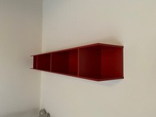 Mensola libreria a muro rossa Butterfly Novamobili - Design moderno