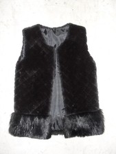 Attualissima Giacca Giubbotto Smanicato GILET in Eco Pelliccia  Tg 14 anni  