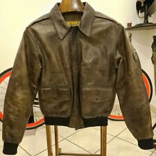 Belstaff RAF brown black prince jacket Small leather giacca giubbino S no Avirex