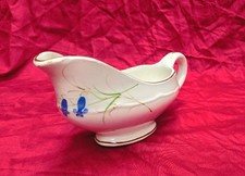 SALSIERA DECORO CAMPANULE BLU LA VITTORIA MONDOVI PRIMI '900 ANTICA - NO GINORI