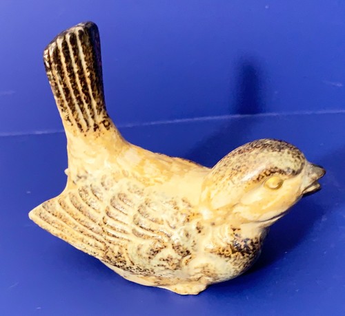 Japan pottery bird statuina - bird,