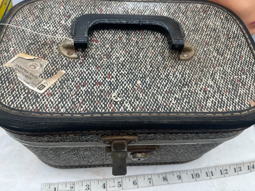Borsa trucco vintage maculata - borsa,