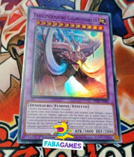 ?? YU GI OH TRASCENDOSAURO GIGANTOZOWLER – WISU IT003 SUPER RARA – ITA ??