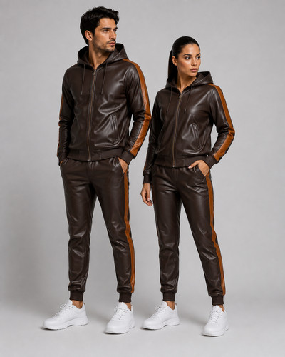 Tuta uomo donna pelle - , con
