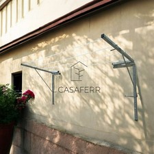 Stendibiancheria a Parete Pieghevole Stendino Salvaspazio Da Muro Balcone