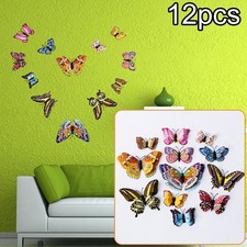 12 adesivi farfalla 3D design