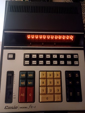 calcolatrice casio vintage anni '70 model fx-1 