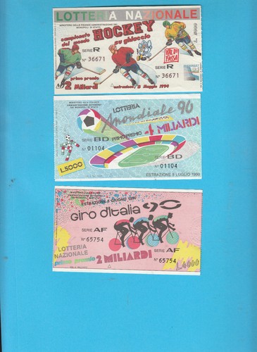 Biglietti lotterie lotto - lotterie, 3