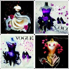 LA ROUGE - Serigrafie polimateriche a tema Vogue Fashion Bellandi Vuitton Chanel