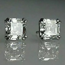 2Ct Asscher Cut Lab Created