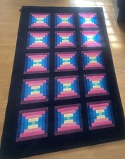 TAPPETO MISSONI MULTICOLOR 1980 Vintage