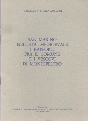 San marino nell - marino, nell'etÀ