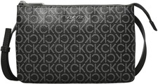Calvin Klein Donna Borsa a Tracolla Ck Must Ew Xbody Mono Piccola Nero (Black