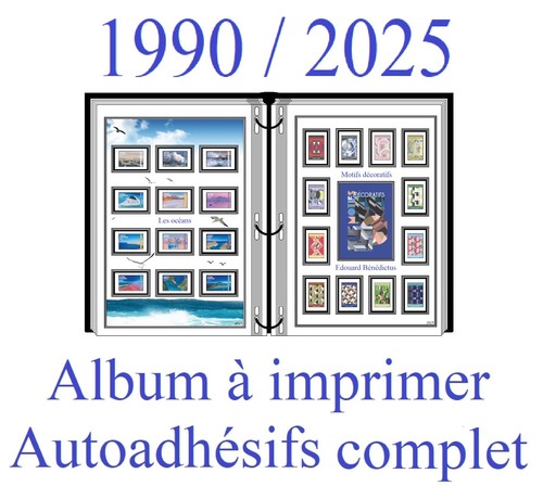 Album timbres autoadhésifs - de,