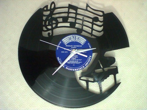 Orologio vinile parete - in,